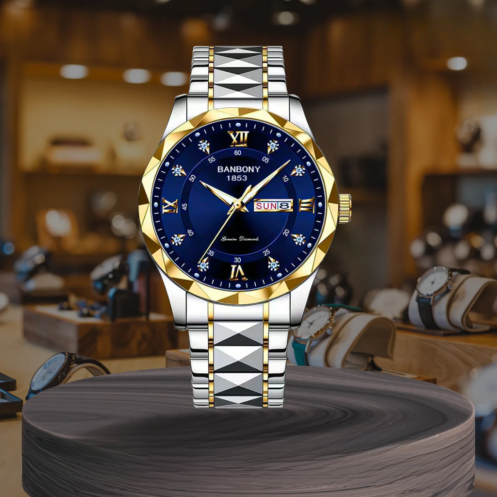 ケイスケ | ステンレススチールバンド 多機能ウォッチ | 40mm